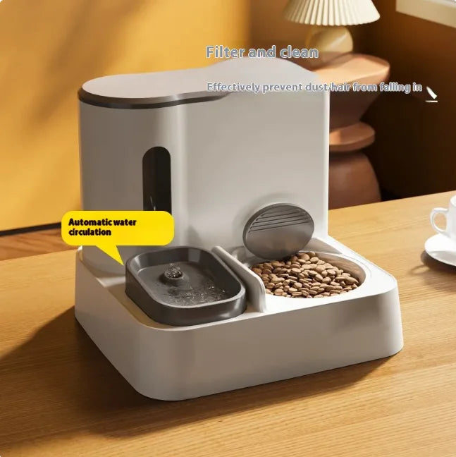Fourpaws Automatic Cat Feeder & Water Dispenser with Dual Bowl Design