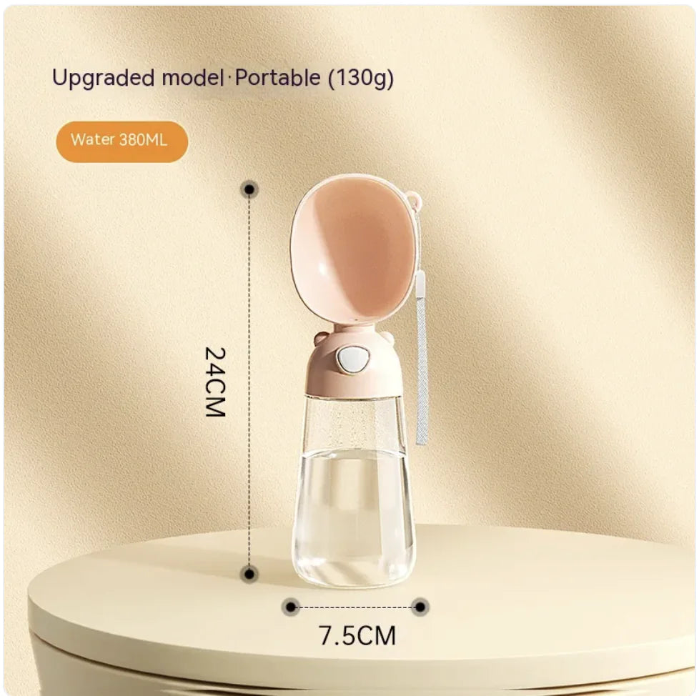 Fourpaws Portable Dog Water Bottle & Feeder for Pets, Travel Water Dispenser and Bowl